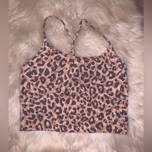 Leopard Print Cami Crop Top or Bralette by Victoria's Secret, Medium